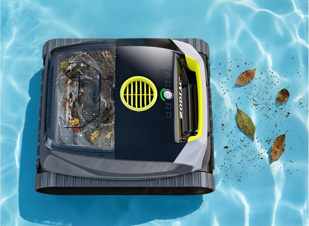 Zodiac Freedom Lite Robot de Piscine sans Fil avec Batterie au Lithium, Nettoyage Sol Parois Ligne d'Eau, Double Filtration 3 Heures
