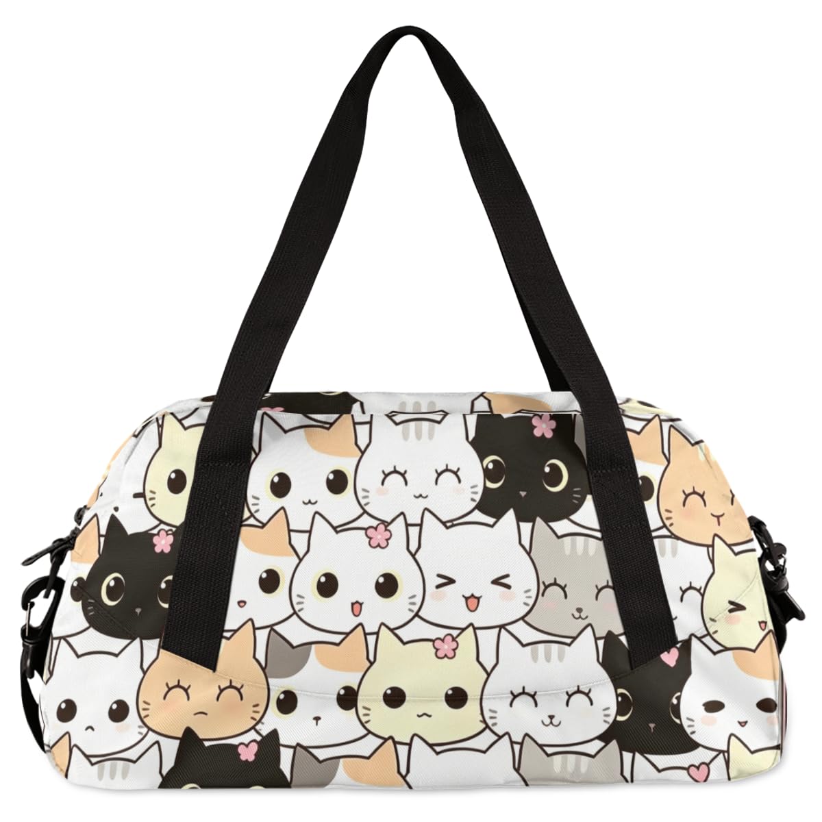 Cute Animal Frog Pattern Kids Duffel Bag for Girls Boys Sport Gym Bag Small Overnight Weekender Tote Bag Carry on Teen Dance Bag for Traveling Gymnastic Ballet