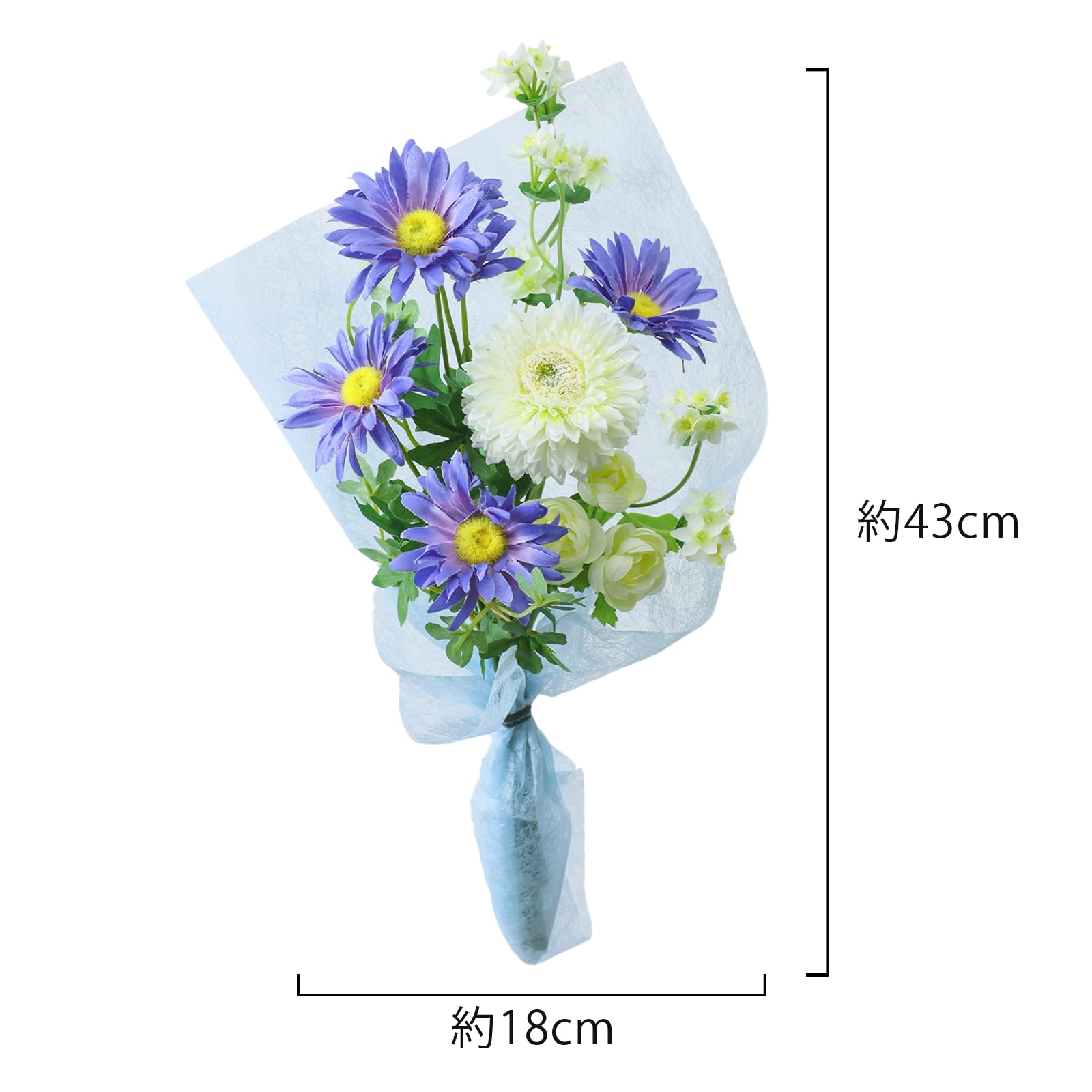 Amazon｜アーティフィシャルフラワー仏花 造花 お供え おもい花 ブルー