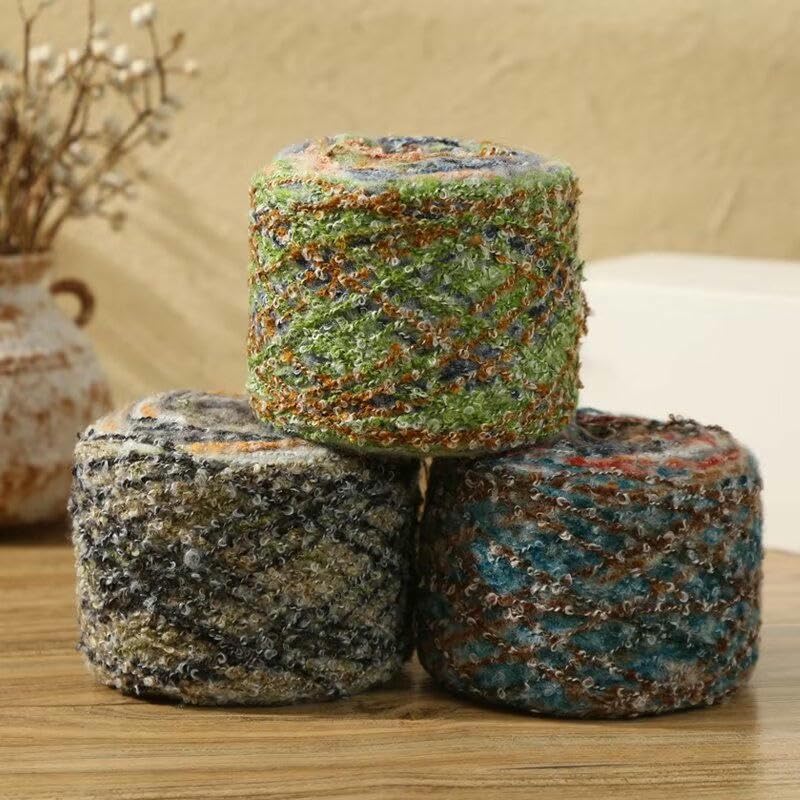5-10 szt. 100 g przędzy moherowej gradient, kolorowa włóczka z wełny Bouclé, do robienia na drutach, swetrów, swetrów, szalików i czapek