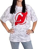 Vista 16 de Calhoun NHL - Camiseta de manga corta con hombros caídos y cuello redondo para mujer