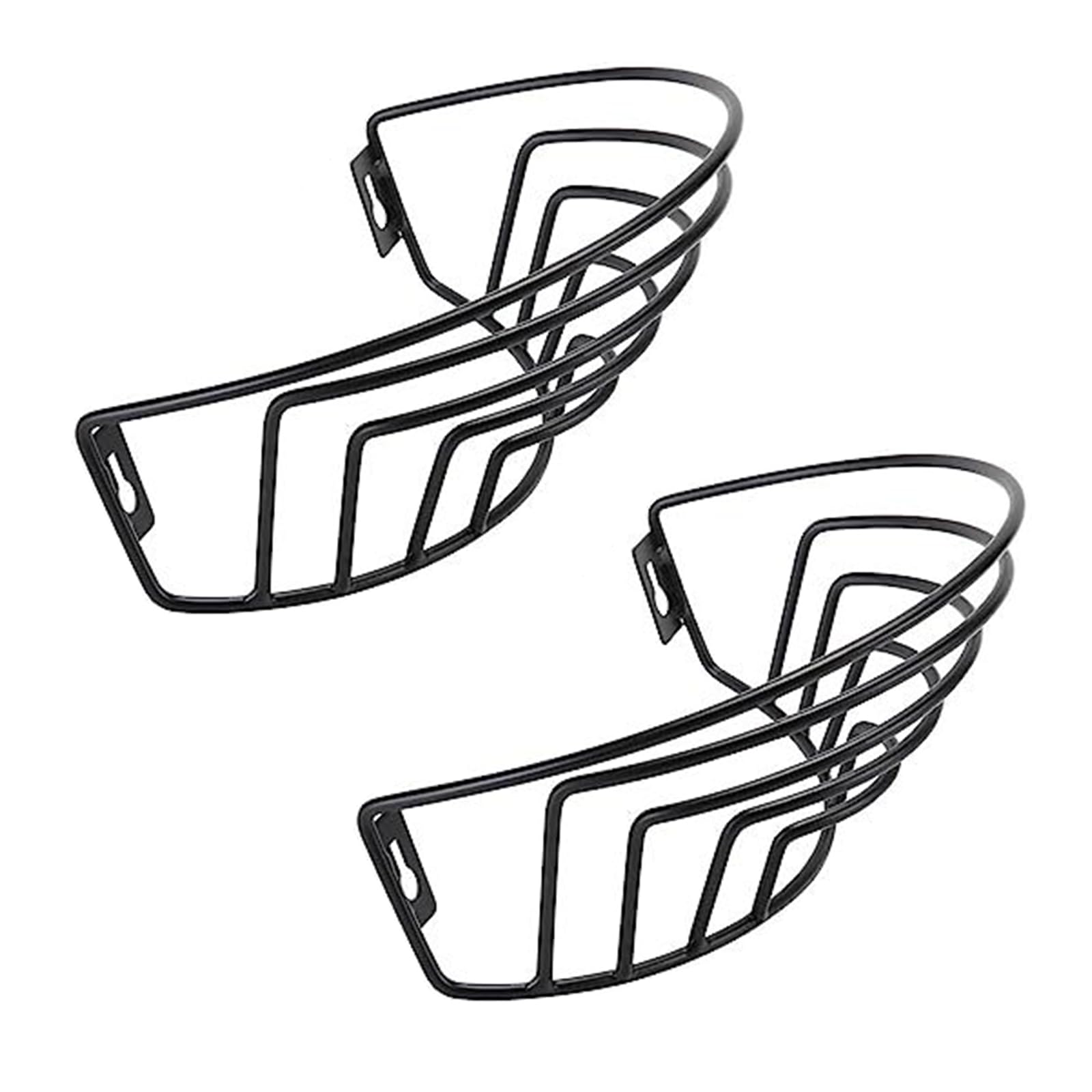2 Pieces Hat Rack for Wall Door Metal Organizers Baseball Caps Storage Caps Hangers Strong Cap Holder Black Wall Mounted Organizer Iron Rack Space Saving Storage Soft Hook Hanger Simple and Stylish
