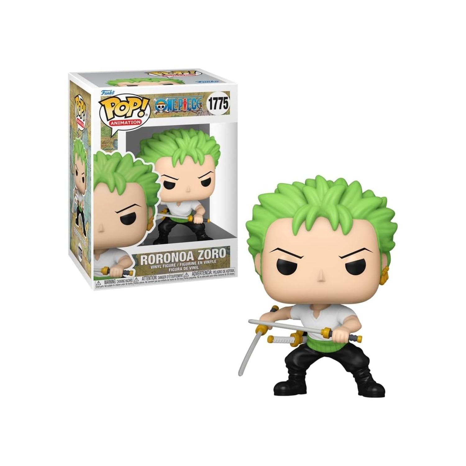 ONE PIECE 
ワンピース　全巻セット
1〜109巻 Boneco Funko Pop! One Piece - Zoro com Duas Espadas | Amazon.com.br