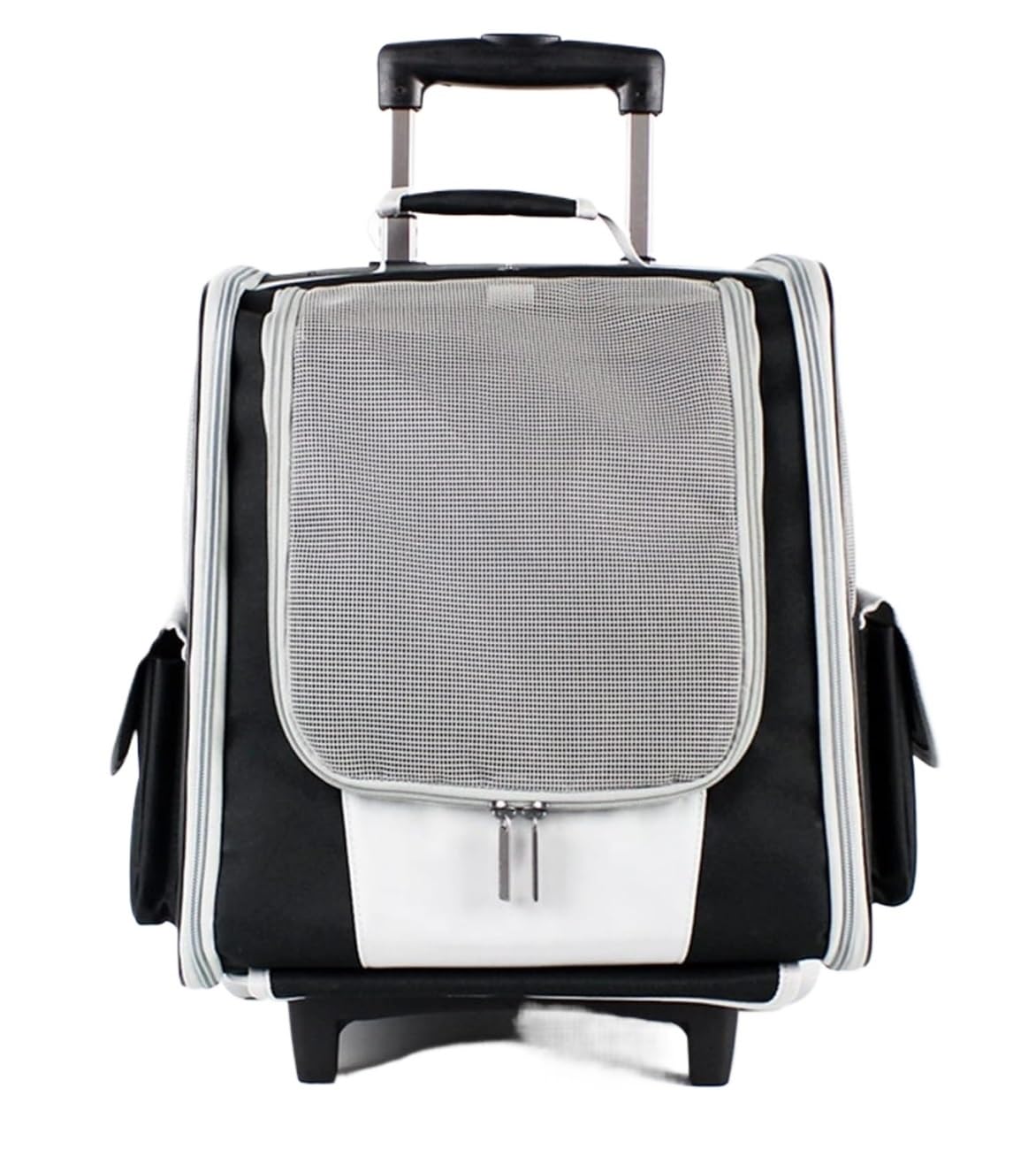 Mochila Para Mascotas Mochila para Gatos Carro Transportador Para Gatos Con 4 Ruedas, Carrito Plegable Con Ruedas, Carrito Portátil Para Equipaje De Viaje Para Cachorros Mochila para Perros Mochila Tr