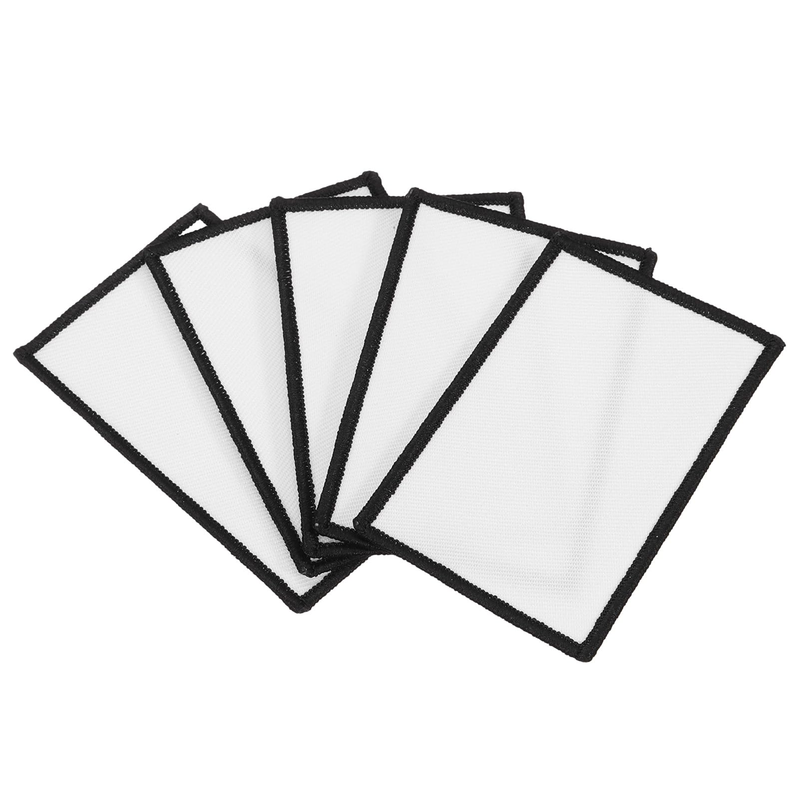Patchs Rectangulaires Blancs Pour Sublimation PATIKIL - 10 Pcs Tissu À Repasser 2x3"