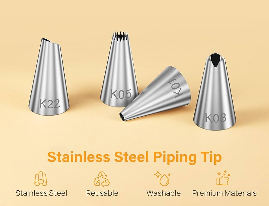 Amazon.com: Kootek 54 in 1 Piping Bags and Tips Set with 13