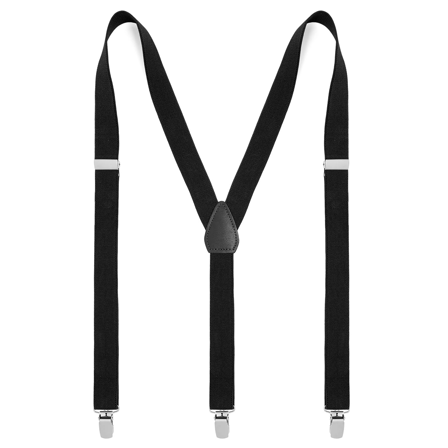 The Glowhouse Men's Neon Braces Suspenders, Black, One Size, Snap Closure - UV Reactive, Ideal for Club-nights, Raves and Festivals