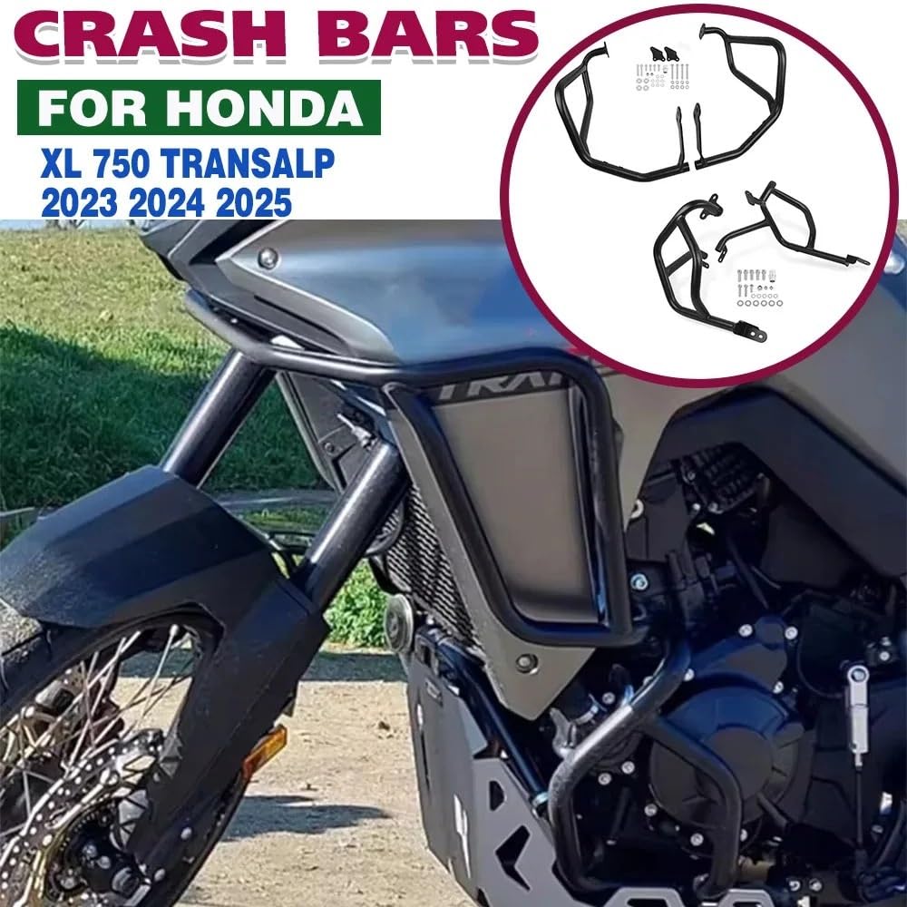 bloków zderzaka Pasuje do HONDA XL750 XL 750 TRANSALP 2023-2025 motocykl górne dolne paski awaryjne autostrady zderzak zbiornika silnika Gmoli Motocyklowych
