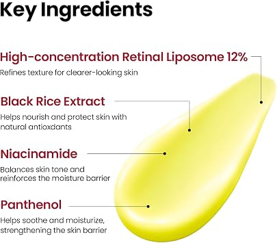 KSecret Seoul 1988 Advanced Shot Retinal Liposome Yüzde On İki ve Black Rice