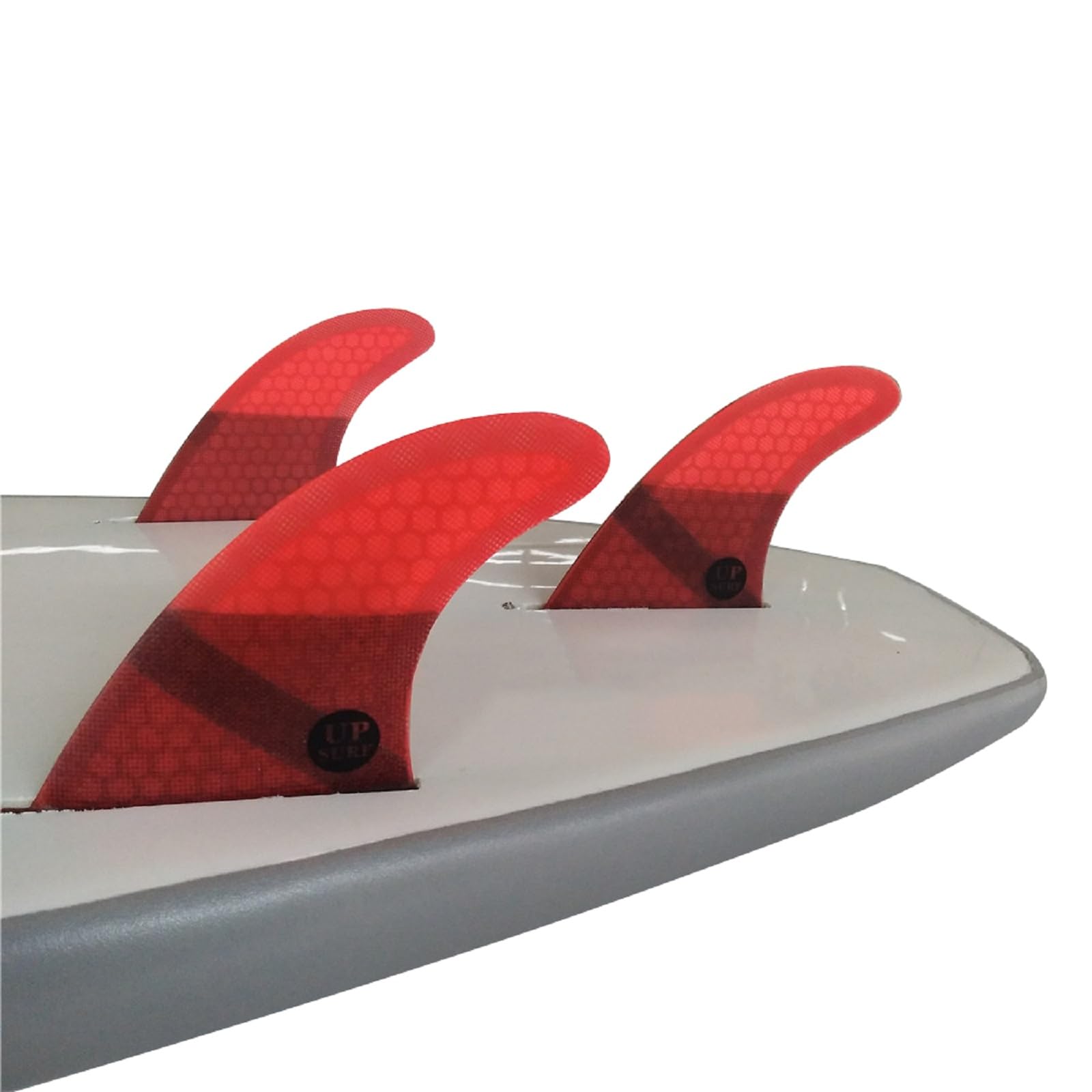 UPSURF Tabla de Surf Aletas Base Fibra de Vidrio Tri Fin Thruster Set