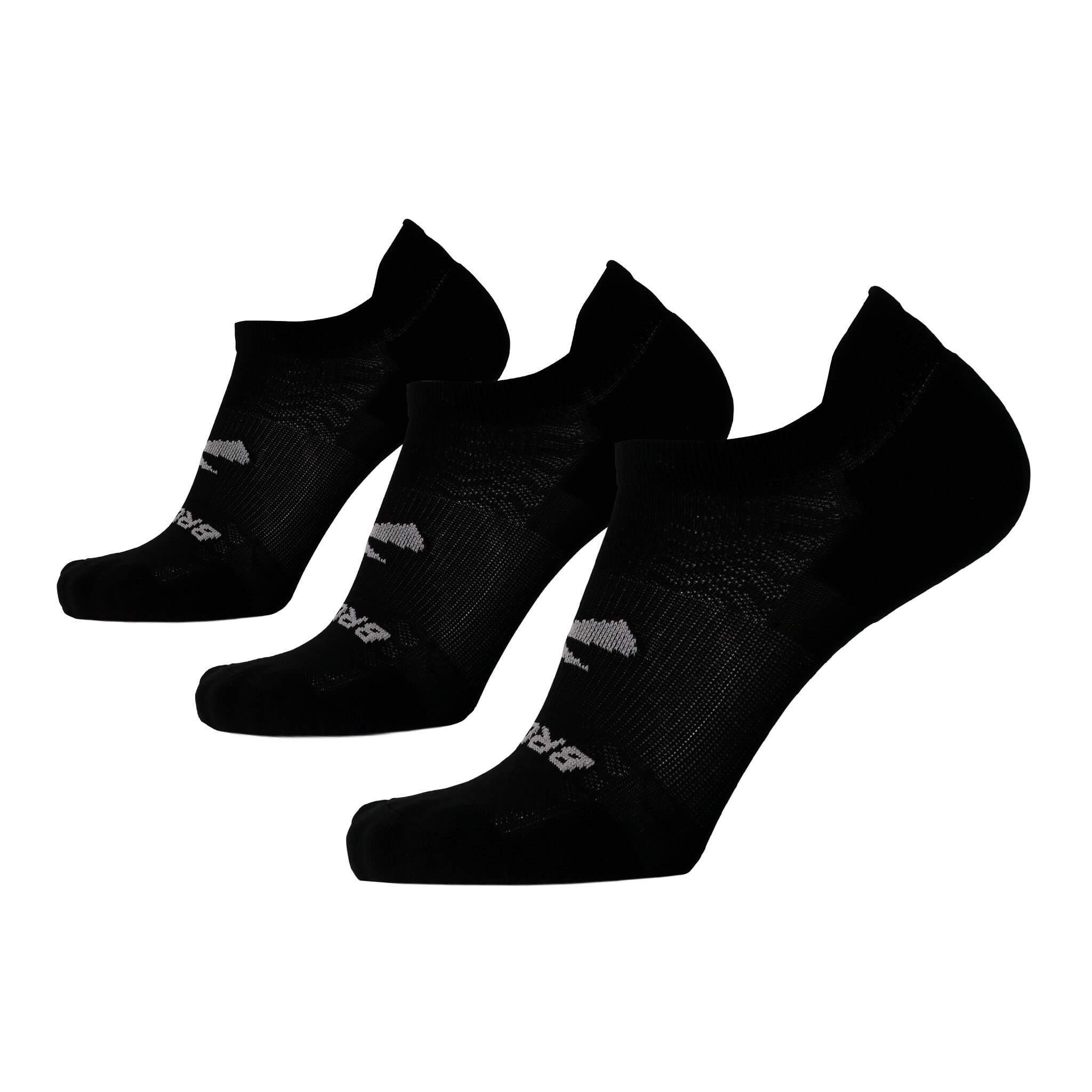 Brooks Run-In No Show Socks, Athletic Running Socks, Comfort Fit, 3-Pack