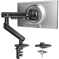 HUANUO Supporto Monitor per Schermi 13–32", Braccio Monitor MechaSpring (Inclinabile/Girevole/Rotante)