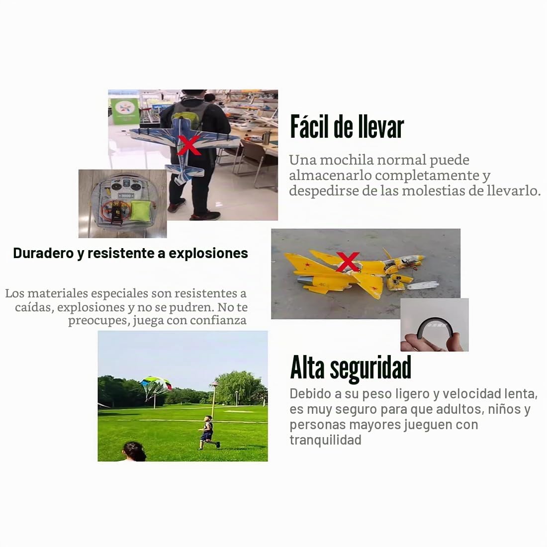 Modelo de Parapente Teledirigido 2.4G, Paracaídas de Vuelo RC Eléctrico Acrobático, Alas Plegables de Nylon, Envergadura de 128 cm, Regalo para Entusiastas de la Aviación