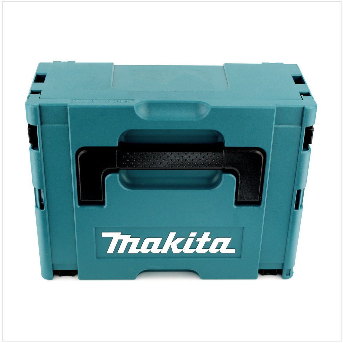 Makita DGA 504 RT1J - Amoladora angular con batería, 18 V, 125 mm, sin escobillas, 1 batería de 5,0 Ah, cargador y Makpac