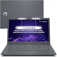 Notebook Positivo Vision C14 Lumina BAR Celeron 8GB RAM 256GB eMMC Tela 14 Polegadas HD Antirreflexo Linux Tecla Link – Cinza
