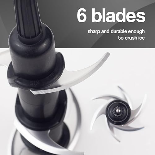 Miniatura 2 de Piezas de repuesto de 6 cuchillas para jarra NJ600 BL660 BL642 Ninja Blender de 72 oz