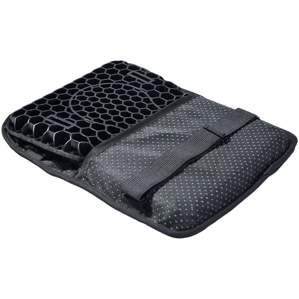 Coussin de selle de soulageant pression nid d'abeille moto accessoires