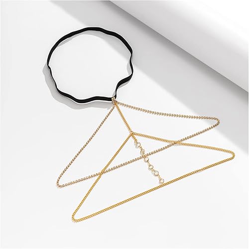 Miniatura 5 de Sexy Beach Multi-layere Leg Chain Crystal Thigh Chain Jewelry Summer Rhinestone Thigh Leg Chain Bikini Body Thigh Chain Jewelry for Women