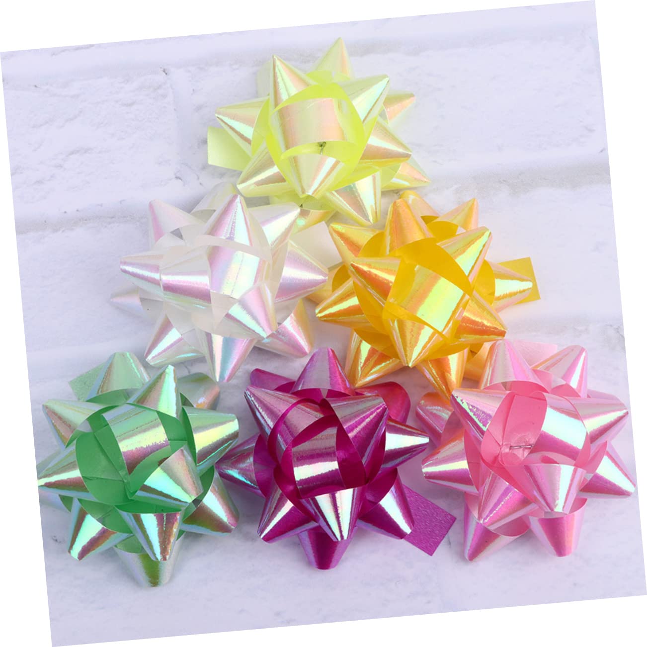 Healeved Lot De 3 Rubans En Mousseline De Soie Pour Décoration De Fête De Mariage De Boîtes À Nœuds Fleurs Décoratives À Tirer 120 Pièces X 3