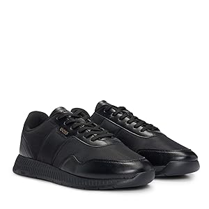 BOSS Mens 10263117 01 Low Trainers, Black, 11 UK : Amazon.ca