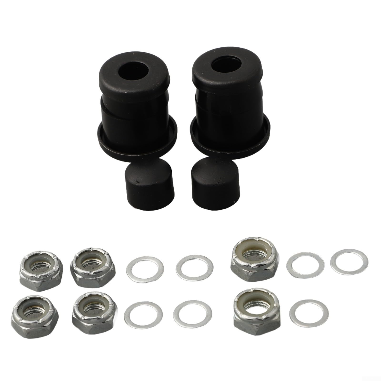 Longboard Truck Rebuild Kit 90A Hard Bushings Pivot Cups Axle Nuts Washers