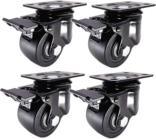 4Zbg wr[f[eB[ 3C` (75mm) 1200KG iCLX^[zC[ u[Lt - ]YƗAp_uxAO Ԃяd@p(4 Brakes)