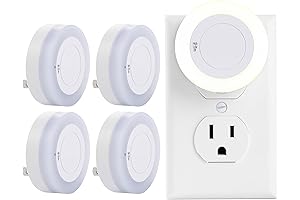 Exclusive Night Light with On & Off Switch, Indoor Warm White LEDs,...