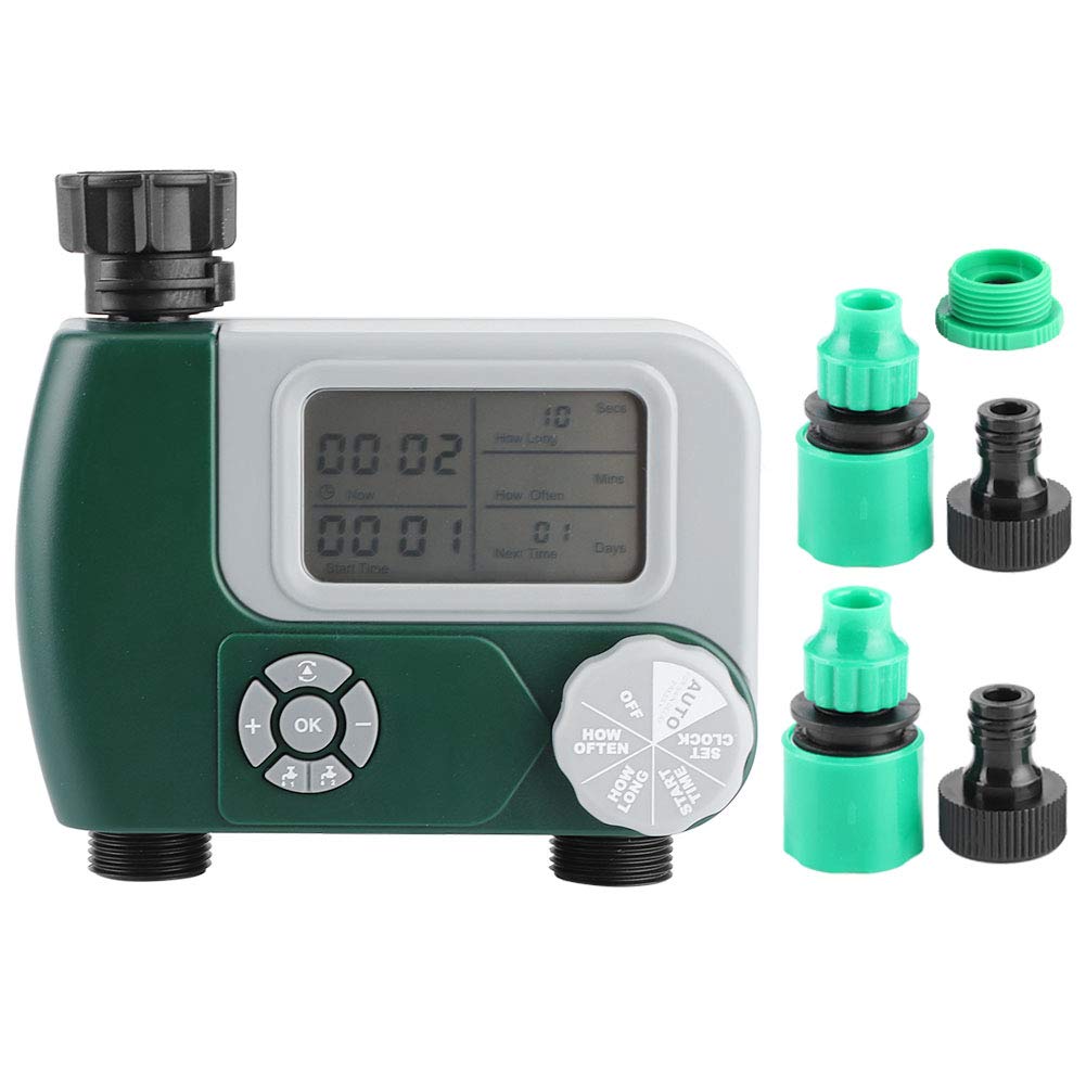 Timer a doppia uscita, Controller del sistema di irrigazione Controller di irrigazione intelligente con ampio display