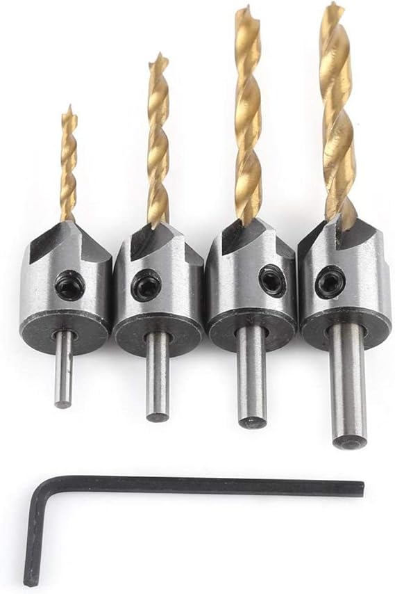 Yosoo Health Gear Bohrer Mit Senkerm, Senker Holz, Bohrsenker Holz, Senker Mit Tiefenanschlag Yosoo Health Gear Bohrer Mit Senkerm, Senker Holz, Bohrsenker Holz, Senker Mit Tiefenanschlag