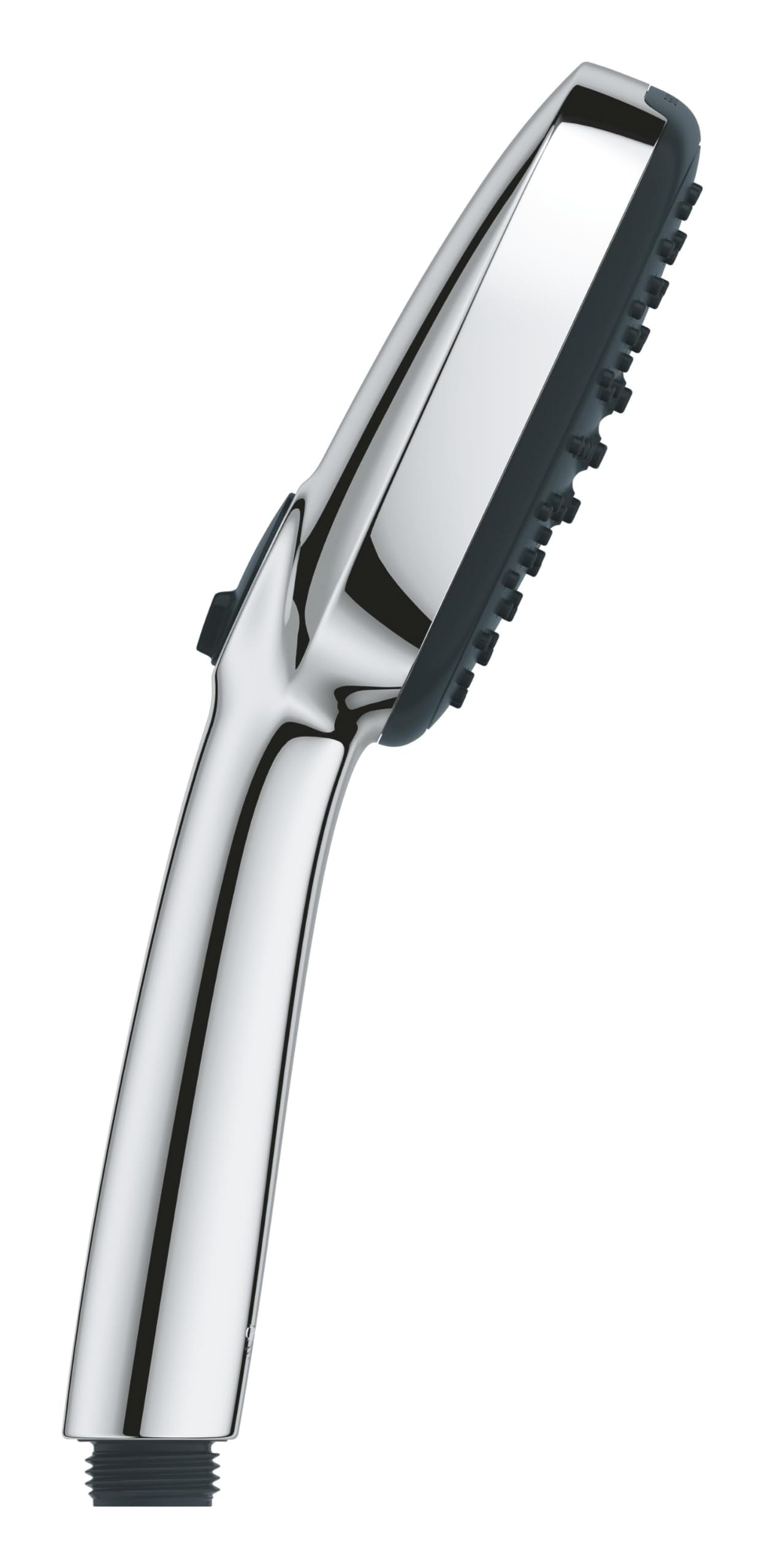 GROHE Vitalio Comfort 110 słuchawka prysznicowa do wysokiego ciśnienia (kwadratowa głowica prysznicowa 11 cm, 2 spraye: deszcz i strumień, system zapobiegający osadzaniu się kamienia, pierścień