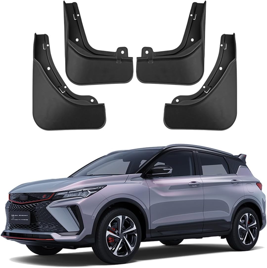 nwsplmy Car Mud Flaps for Geely Coolray Cool 2022-2024 Splash Guards Mudguards Front Rear 4pcs - Anti-Scour & Impact Resistant, Heavy Duty Stone Shield