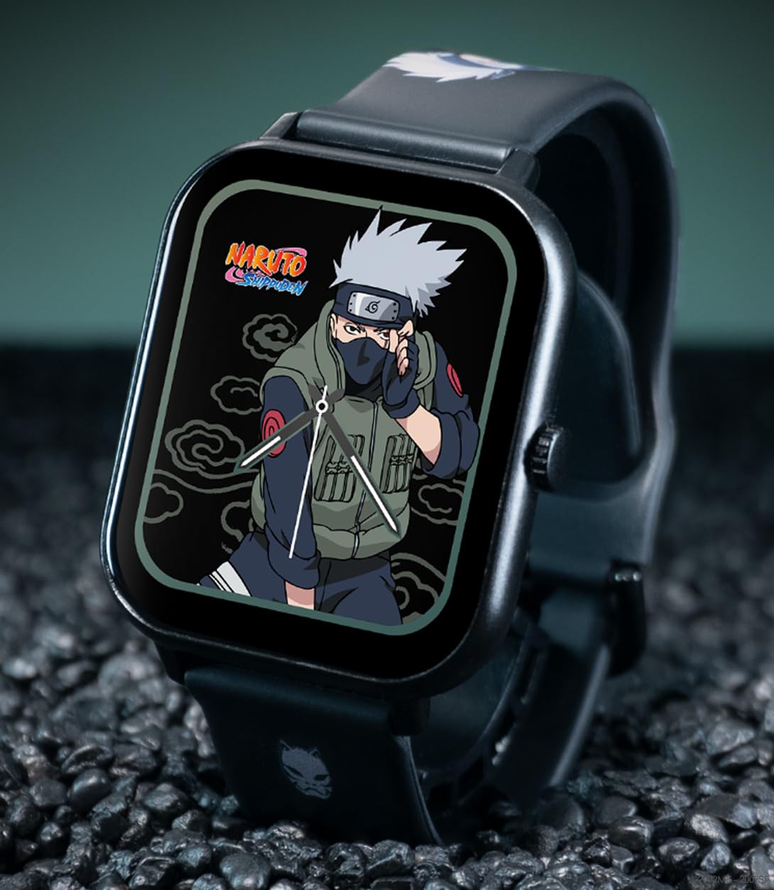 Abyx FIT Touch 3 Naruto Edition smartwatch - połączenie Bluetooth, 123 trybów, pełny ekran dotykowy TFT 1,83", wodoodporny IP67, funkcja zdrowia, powiadomienia push (Kakashi)