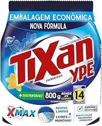 Tixan Ypê Lava Roupas em Pó Primavera 800g (Sachê)