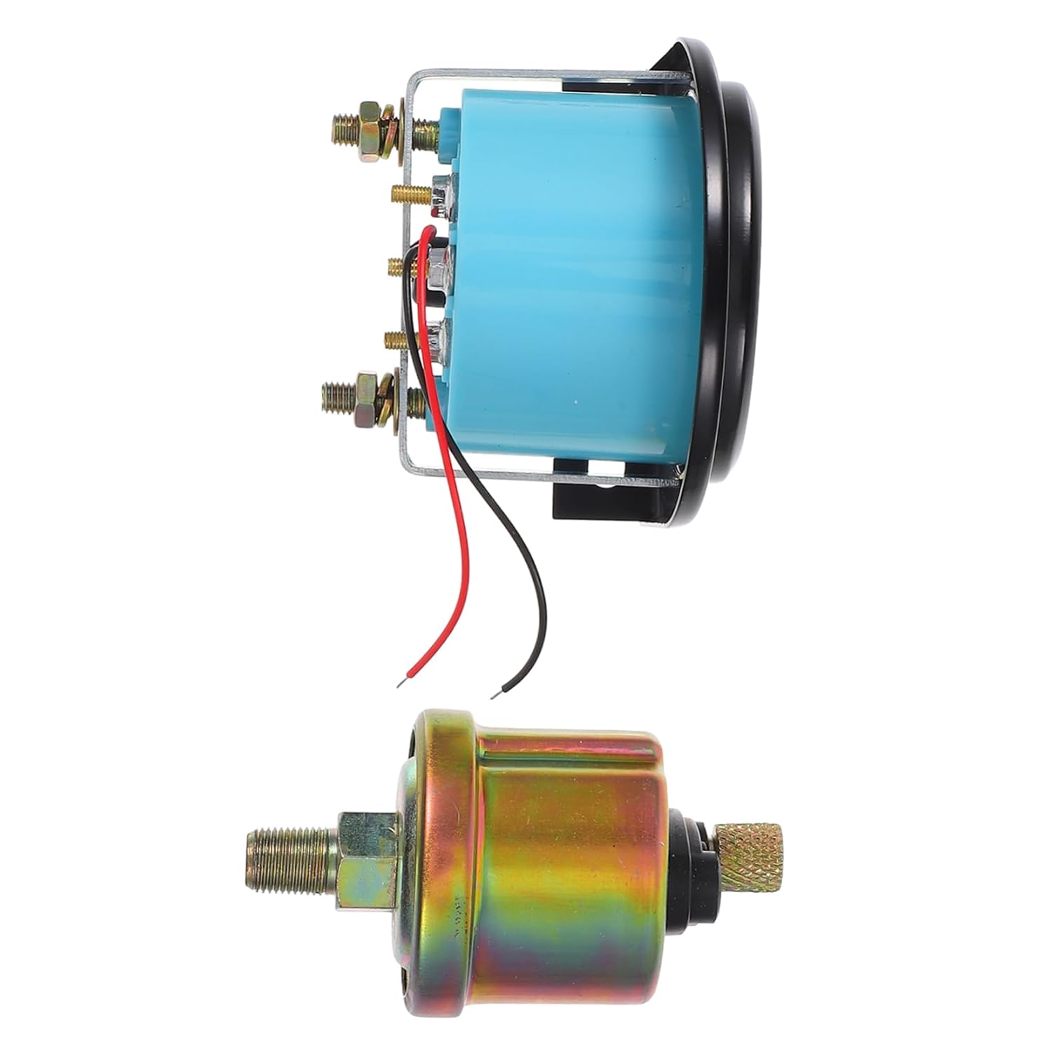 12v Automotive Oil Pressure Gauge High Accuracy for Real Monitoring Easy Installation Display for Cars Atvs and Trucks