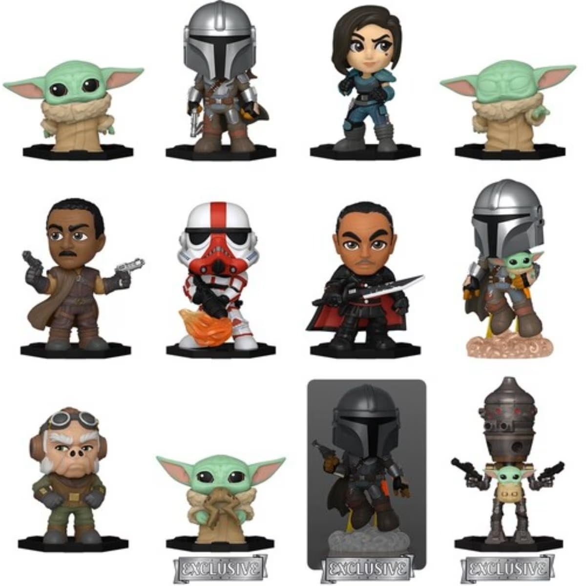 Amazon.co.jp: Funko ミステリーミニ:マンダロリアン - 12パック