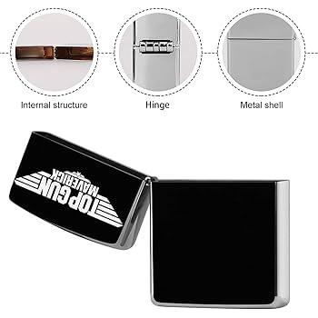 Amazon.co.jp: Zippoライター兼用ケース メンズ トップガン