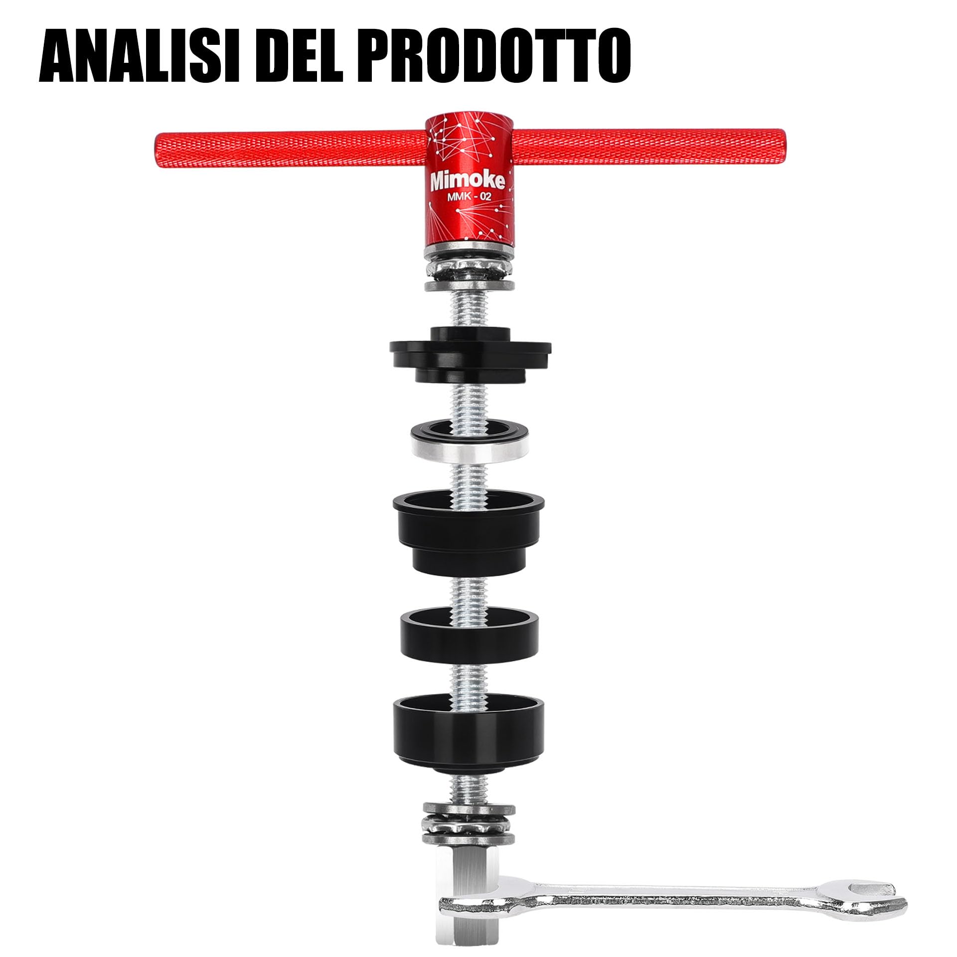 Mimoke Kit Inferiore Bicicletta per installare e Rimuovere Il Supporto Strumento Professionale per Cuscinetto Interno BB86 BB30 BB91 BB92 PF30