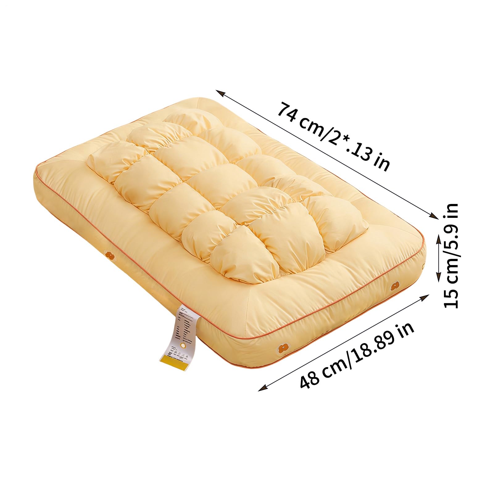 Genérico Almohadas para Dormir Relleno De Plumas Confortable