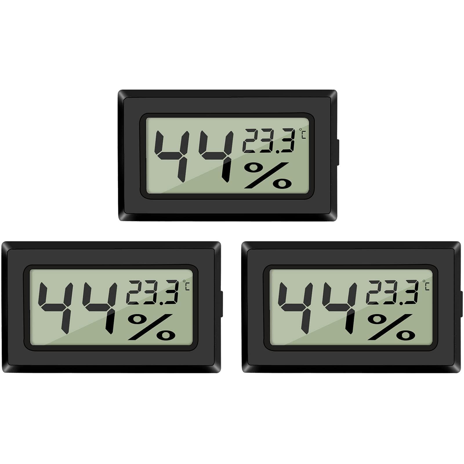 EEEKit 8 Pack Digital Thermometer Hygrometer, Indoor Temperature Humidity Sensor Monitor for Greenhouse Office, Celsius — view 10