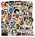 DZCYAN 50pcs Adesivi Hip-Hop Punk Rock Band Musicali per Telefono Cellulare Laptop Chitarra Valigetta Bagagli Skateboard Adesivi per Auto Bici