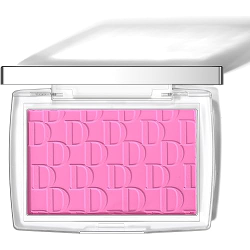 KYDA Pink Blush Powder, Make Up Pink Face Powder Face Blusher, Blendable Formula, Lasting Moisturizing, Ultra Fine Lightweight Texture