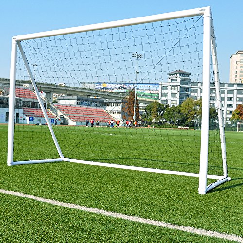 Eco Walker Inflatable Soccer Goal with Net, Carrying Bag, Two Way Pump, Set Up in 30Seconds, Safe Durable and Portable for Kids and Training