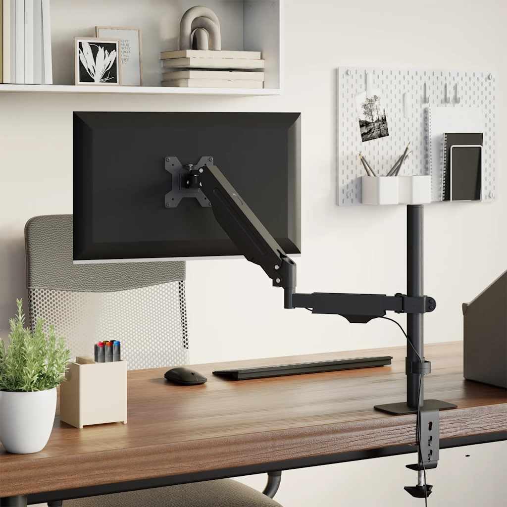 INLIFE Monitorarm Einzeln für Max 27 Zoll Gasfeder 10 kg,Elektronik,Video,Videozubehör,TV-Zubehör,TV- & Monitorhalterungen,Schwarz,3.32 KG,4012171
