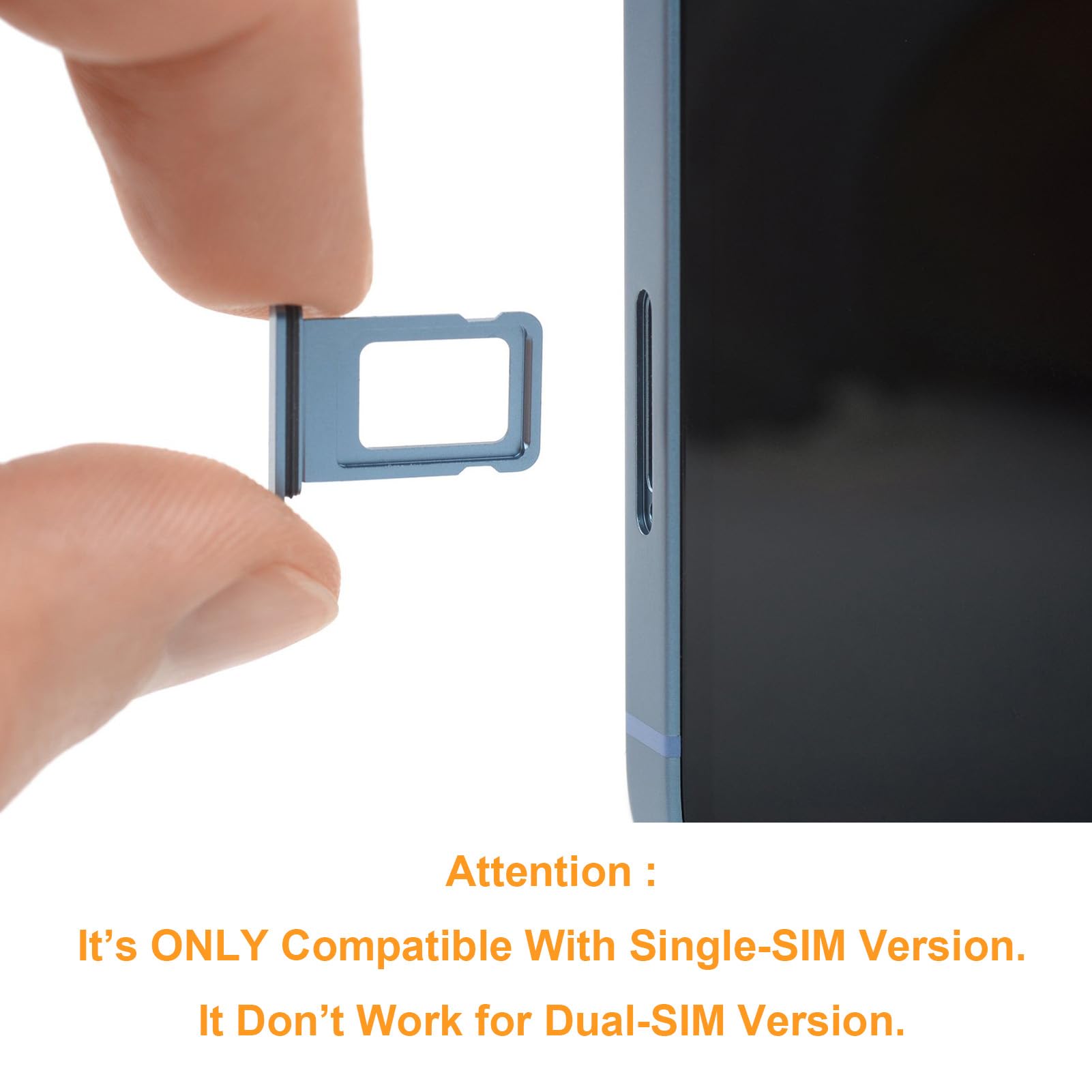 Tiroir Carte SIM IPhone 14 Bleu – Avec Joint étanche Et Outil, Neuf