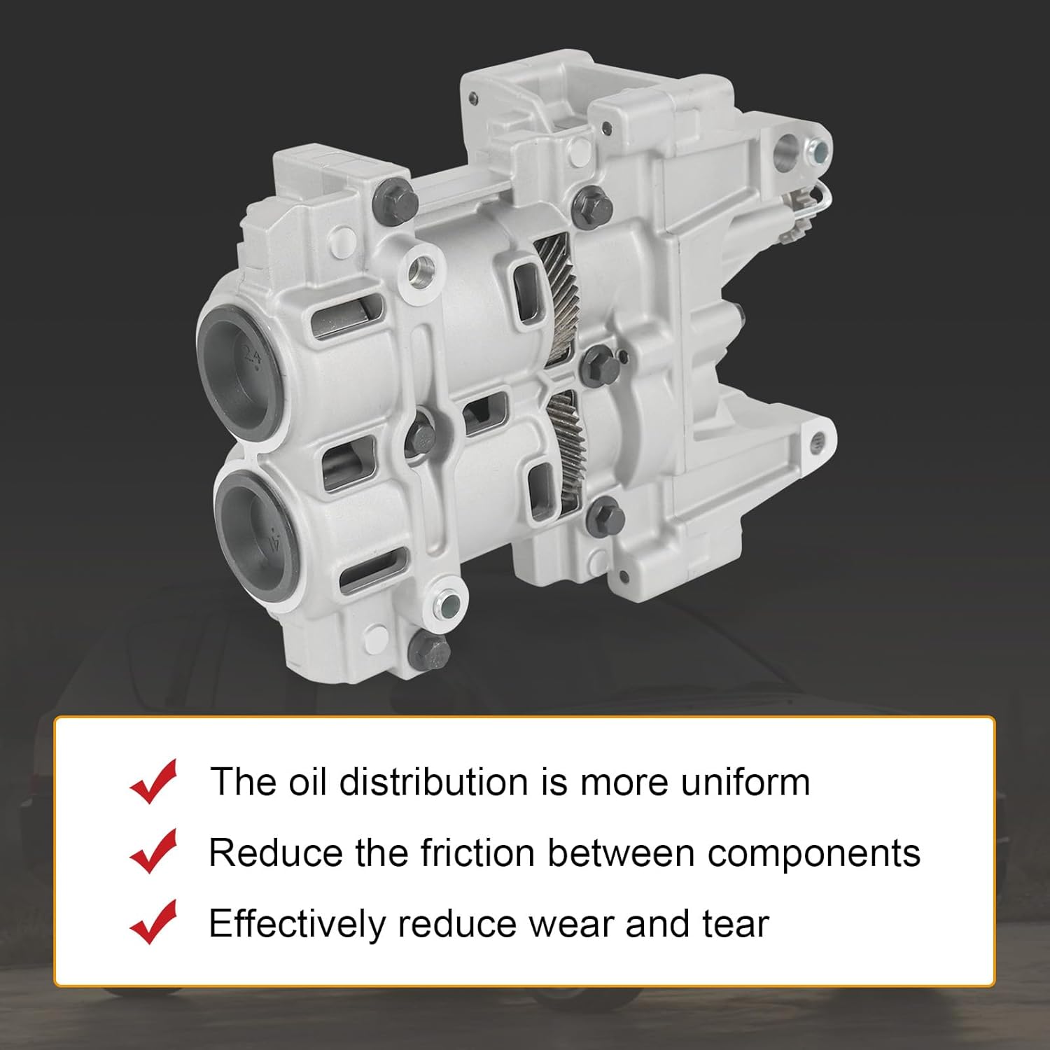 Engine Oil Pump Shaft Balance Assembly 68127987AB Compatible with 2007-2017 Chrysler 200 Sebring ; 2007-2016 Dodge Avenger Journey Caliber 2007-2017 Jeep Compass Patriot 2.4L L4 V330764