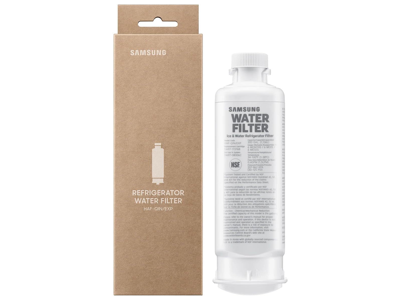 Samsung DA97-17376B Filtre à eau pour réfrigérateur (HAF-QIN/EXP)