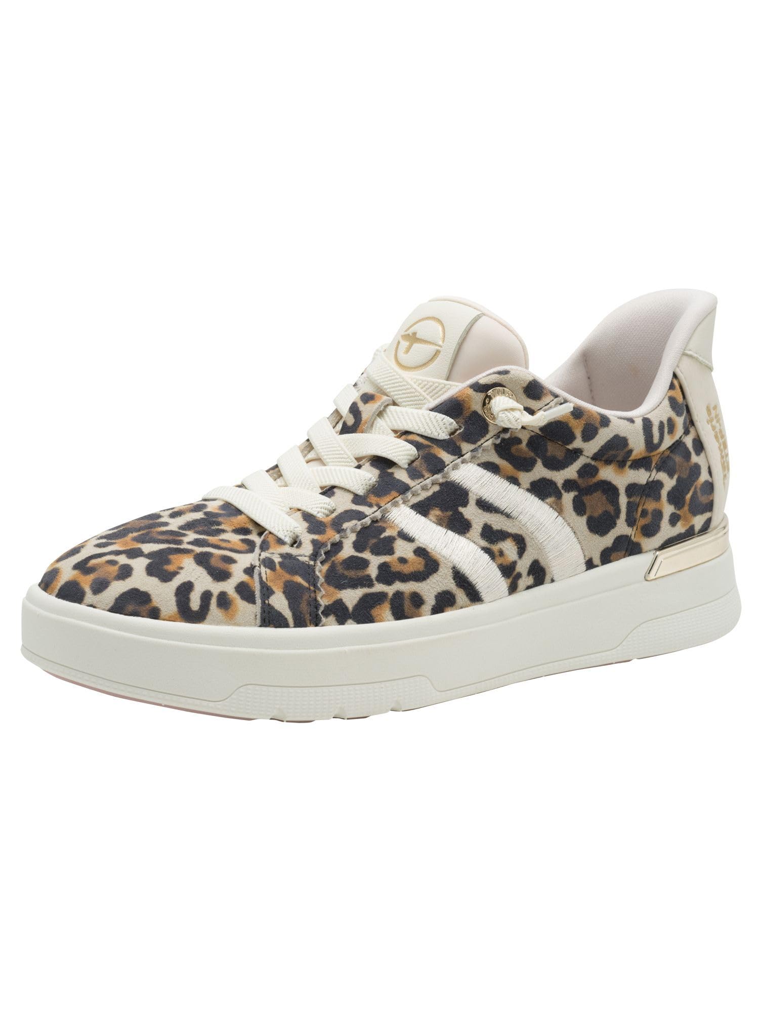 Tamaris Women's Comfort Damen Sneaker Low 8-83733-46, Leopard, 7.5 UK