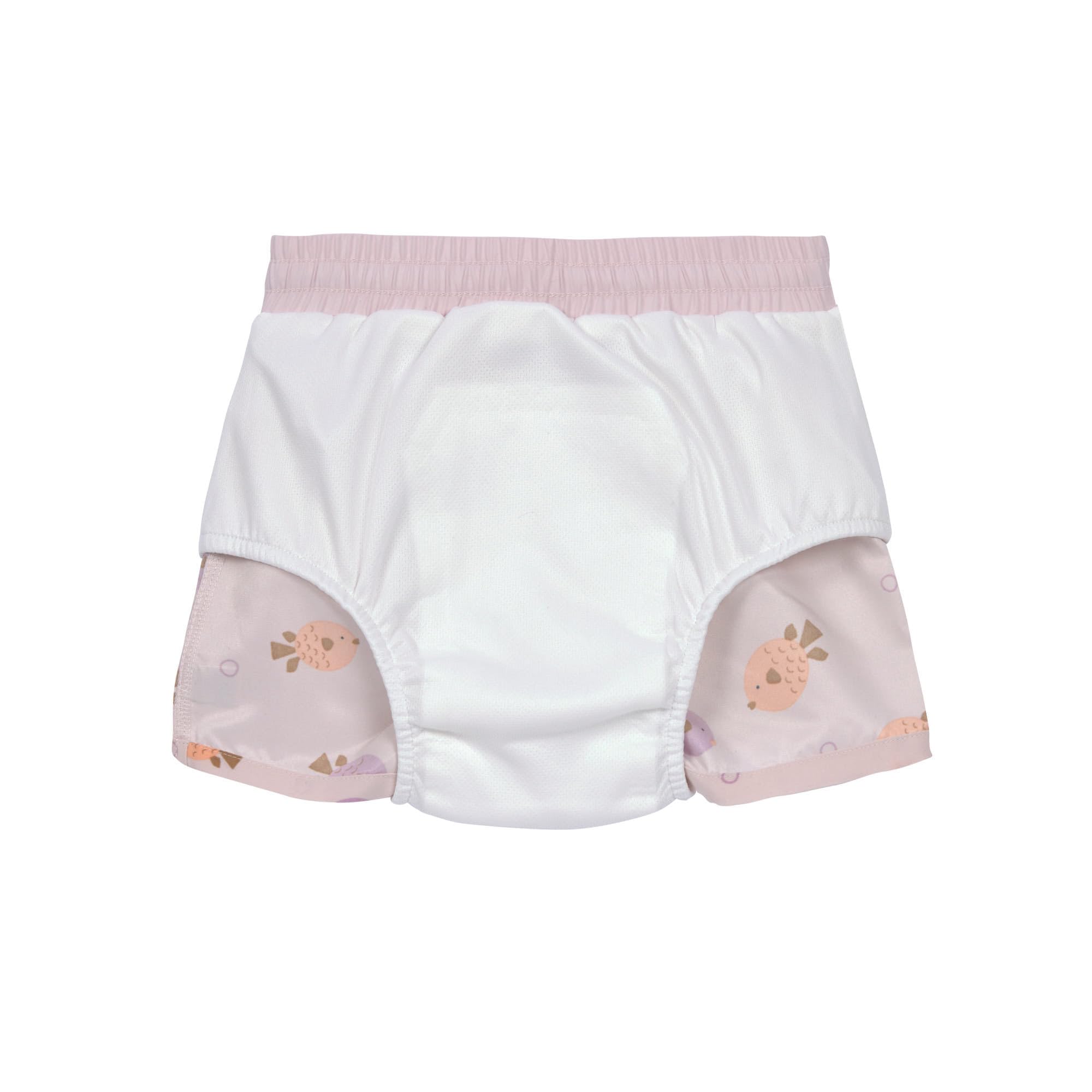 LÄSSIG Baby Kinder Badehose kurz mit UV-Schutz und integrierter Schwimmwindel/Boardie Shorts