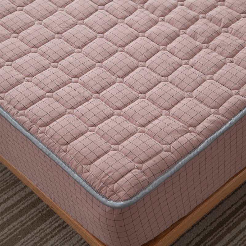 YUDEYU Hoeslaken grijs gewassen katoen kleding stof bedsprei YUDEYU Hoeslaken grijs gewassen katoen kleding stof bedsprei