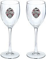 Vista 10 de Heritage Pewter Texas Tech Red Raiders - Juego de 2 copas de vino de copa de 12 onzas, vidrio de peltre elaborado por expertos